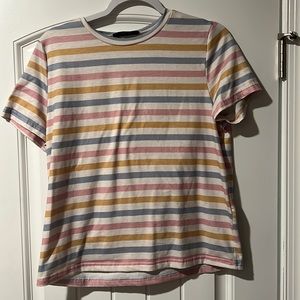 Striped shirt sleeve T - worn once